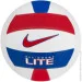  ' Nike '  ALL COURT LITE VOLLEYBALL DEFLATED WHITE/UNIVERSITY RED/GAME ROYAL/UN size 5 N.100.9071.124.05