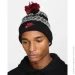  Nike Peak Fair Isle Beanie (HF0188-010-ONE SIZE)