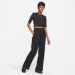   Nike Ribbed Jersey Wide Leg Pants (DM6403-010-XS)