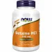NOW Betaine HCI 648mg - 120vcaps (100-79-9157195-20)