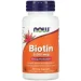  NOW  Biotin 5000 mcg 60 vcaps (1086-2022-10-0566)