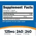   Nutricost   Ox Bile 240 