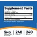   Nutricost  Yohimbine HCl 5mg 240 