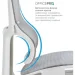 Officepro Elegant OC660-W-LG-LG