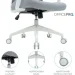   Officepro Harmony OC310-W-LG-LG
