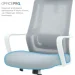   Officepro Harmony OC310-W-LG-LG