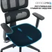   Officepro   Skyline OC580-B-B-B Black 