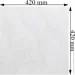 Opoczno  Avrora light grey 42x42 