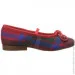 Oscar De La Renta  Plaid Wool Sabrinas Shoes 24 (-)