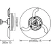 Osram - Ceiling Fan Retractable 36 