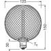   Osram   DECOR LED STRAW FILAMENT GLOBE GOLD DIM G125 3,5  E27 1800  220  FIL GD-I GD