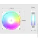  PcCooler F3 T120 ARGB WH (1607373)
