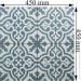 Peronda  Berkeley Slate blue 45x45 (1,22)