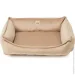 Petbed Лежак Комфорт XS 50x45 см h-18 см велюр бежевый Petbed Лежак Комфорт XS 50x45 см h-18 см велюр бежевый