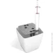  Plastkon    Quadrato 25x25x24   7,8  (239863)