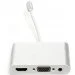  PowerPlant Lightning - HDMI/VGA/audio 3.5 mm Silver (CA911929)