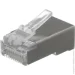 Коннектор Profix Штекер комп'ютерний RJ 45 8P8C 10шт. білий Коннектор Profix Штекер комп'ютерний RJ 45 8P8C 10шт. білий