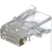 Коннектор Profix Штекер компьютерный RJ 45 8P8C 10 шт. прозрачный Коннектор Profix Штекер компьютерный RJ 45 8P8C 10 шт. прозрачный