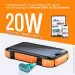  Promate SolarTank 20000 mAh (solartank-20pdqi.black)