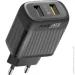   Promate BIPLUG-2 17W USB-C+ USB-A (biplug-2.black)