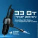    Promate 33W USB +  Type-C (powerdrive-33pdc.black)