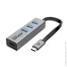 USB- Promate 4 MediaHub-C3 HDMI/3xUSB 3.0 Grey (mediahub-c3.grey)