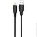  Proove Simple Silicone USB to Lightning 2.4A (1m) black (CCSS12001101)
