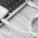  Proove Striped Silicone Lightning (1M) white (CCSS00001102)