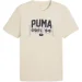 Спортивная футболка Puma Футболка GRAPHIC Varsity Tee 68803587 р.L бежевый Спортивная футболка Puma Футболка GRAPHIC Varsity Tee 68803587 р.L бежевый