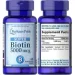 ³ Puritan's Pride Biotin 5000 mcg 60 Softgels (000004021)