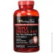   Puritan's Pride Maximum Strength Triple Omega 3-6-9 Fish, Flax & Borage Oils 240 Softgels (000004128)