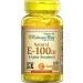 Puritan's Pride Vitamin E-100 IU 100% Natural 100 Softgels (000004296)