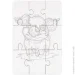 Puzzleok  - 5 "" Puz-22939 , ,  