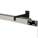 Quadrum Комплект карнизу G-Tech подвійний 17/300 см чорний/сталь профіль з чорними гачками Quadrum Комплект карнизу G-Tech подвійний 17/300 см чорний/сталь профіль з чорними гачками