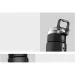 Quange    Full Size Sports Elastick Lid Cup 800ml Black-White (2374626332)