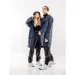  Rains   Long Jacket  S-M (7d1202-Blue S-M)