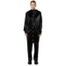  Rains Long Jacket Velvet (1202-VELVETBLACK-M/L)