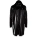  Rains Long Jacket Velvet (1202-VELVETBLACK-M/L)