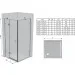   Ravak Brilliant Transparent BSDPS-100/100R (0UPA0A00Z1)