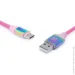  Real-El Premium USB A-Type C Rainbow, 1m