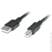 Real-El USB 2.0 Pro AM-BM 2m, black