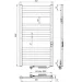  Rhein Grut S8 5001000 R PE/MAT RAL9005 376W
