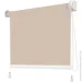 Rollotex    Rimini Ice 65x150  