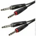     2xJack 6,3 stereo  2xJack 6,3 stereo Roxtone RAC-C200-L06 0,6