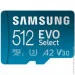  ' Samsung EVO Select microSDXC 130MB/s Full HD & 4K UHD, UHS-I, U3, A2, V30 512Gb + SD-adapter (MB-ME512KA/AM) (66861)