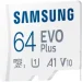   Samsung microSDXC EVO Plus 64GB UHS-I U1 V10 A1 + SD Adapter (MB-MC64KA)