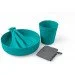    Sea to Summit DeltaLight Solo Set 1.1 (1 Mug, 1 Bowl)   (Pacific Blue) (STS ADLTSOLOSETPB)