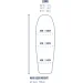  Sea to Summit Trek -9C/15F  (Snorkel Blue, Regular) (STS ASL041172-050203)