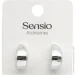 Sensio Серьги Hoops пара пластик серебряный Sensio Серьги Hoops пара пластик серебряный