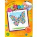 Sequin Art Button. Butterfly (SA1528)
